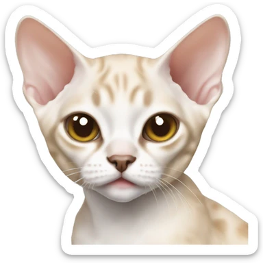 Devon rex sticker
