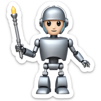 Robot Maestro Conductor sticker