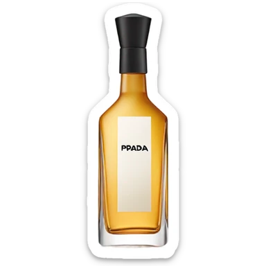 Prada paradox parfume sticker