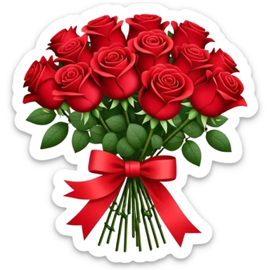 Rose bouquet  sticker