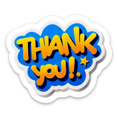 Thank You ! sticker