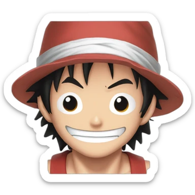 Luffy one piece gear cinq sticker