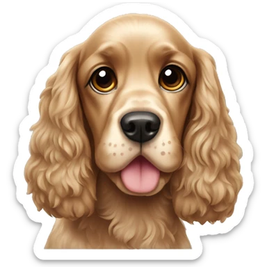 Cocker spaniel sticker
