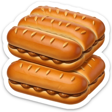 sausage bread only no sausage sticker