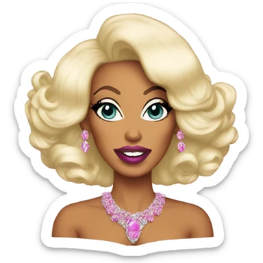 Rupaul in drag sticker