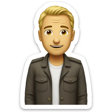 Ежик с бантиком sticker