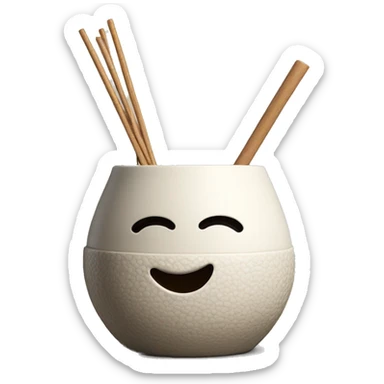 diffuser with ceramic cup (design texture feeling) sticker