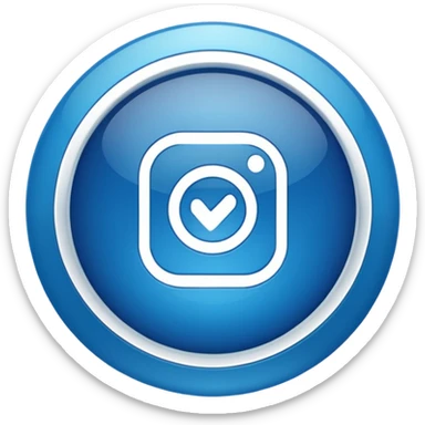 Instagram verification icon  sticker