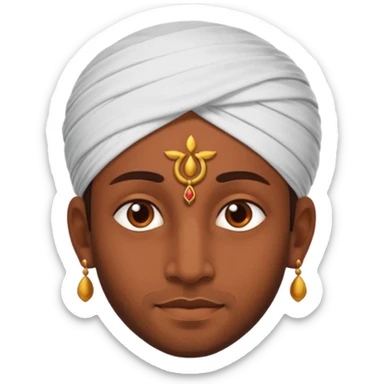 Vishnu tilak  sticker