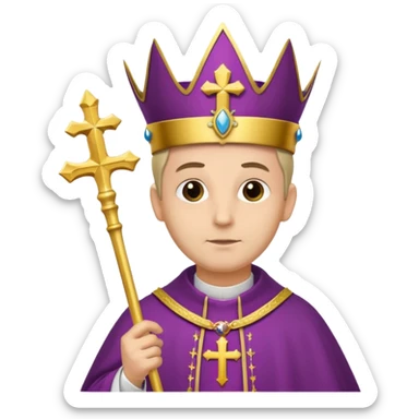 Catholic bishop sticker