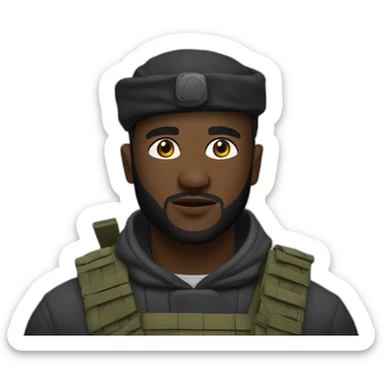 Damso en guerre  sticker