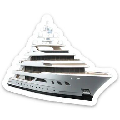 $1,000,000,000 super yacht  sticker