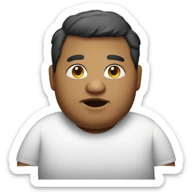 A chubby person sticker