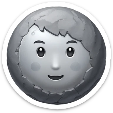 Mercury is a round planet sticker