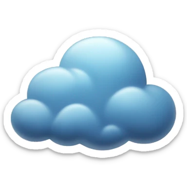 Nuage avec des étoiles  sticker