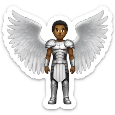 Archaengel Michael have wings and blade sticker