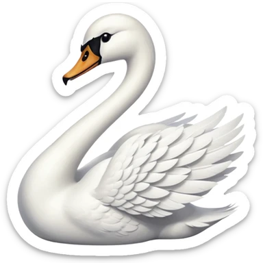 Swan sticker