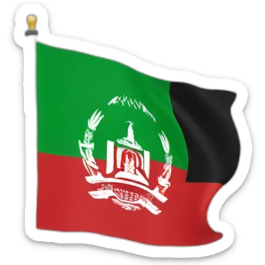 Afghanistan flag sticker