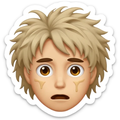 hungry person sticker