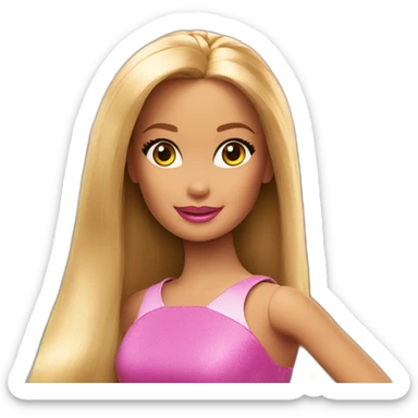 Barbie movie sticker
