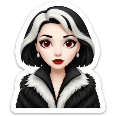 Cruella de vil  sticker