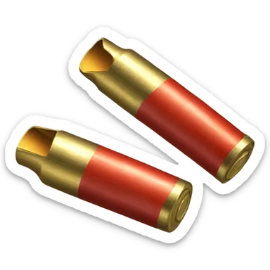 Shotgun shell sticker