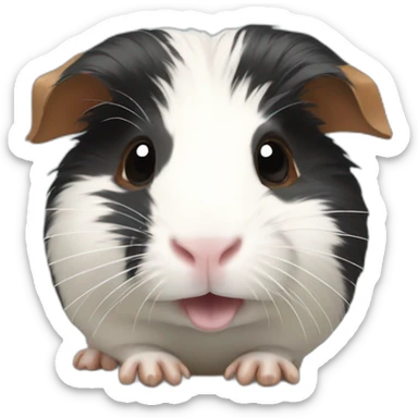 Guinea pig wave sticker