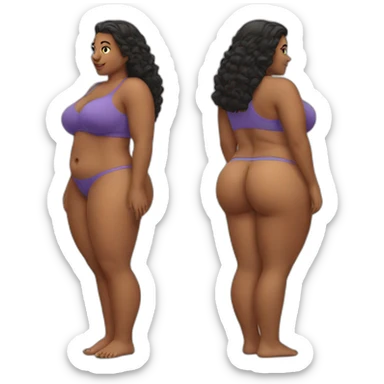 Big ass woman sticker