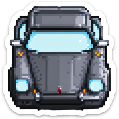 blocky Minecraft Porsche car sticker