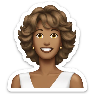 Whitney houston  sticker