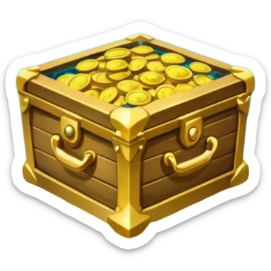 sunken treasure sticker