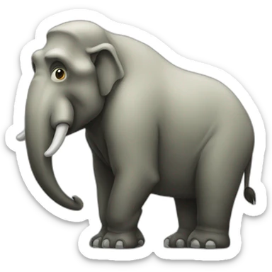 wholly mamouth sticker