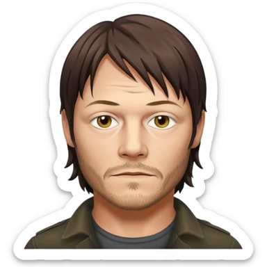 Norman reedus xoxo sticker