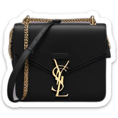 Black Yves saint laurent bag sticker