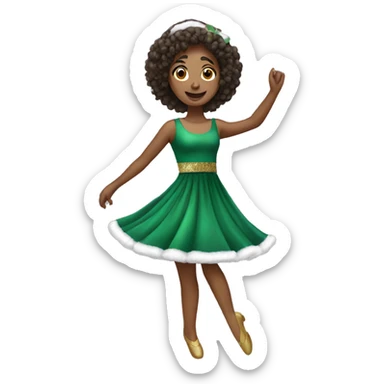 Christmas Dance Girl  sticker