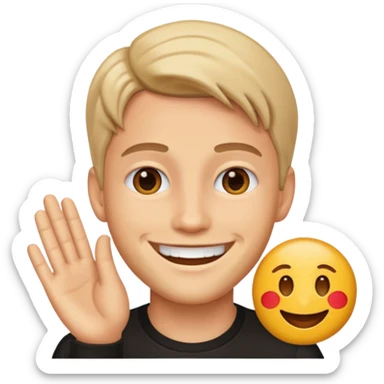 Jared took emoji sticker