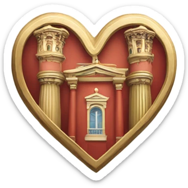 Saint-Petersburg heart  sticker