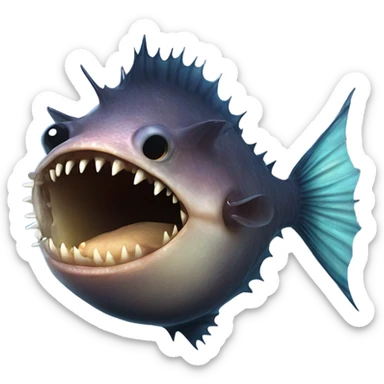 Anglerfish sticker