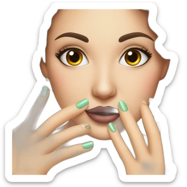 Manicure designer sticker