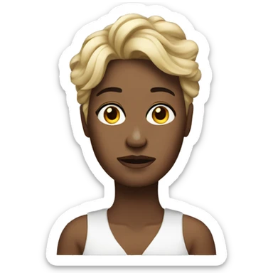 exhausted fashion designer sticker