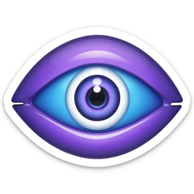 evil eye violet 🧿🪬 sticker