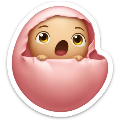 Fetus in the womb sticker