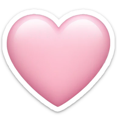 Baby pink heart sticker