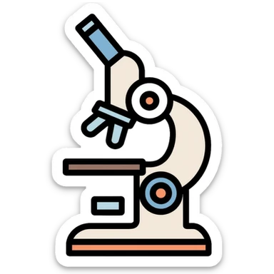 laboratory microscope sticker