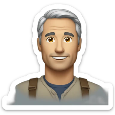 Mature and stable middle-aged handsome man sticker