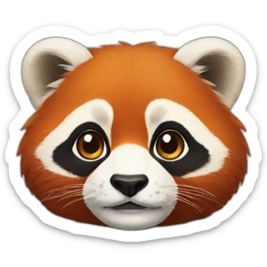 lesser panda sticker