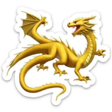 dragon coin computer sticker