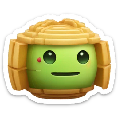 final space mooncake sticker