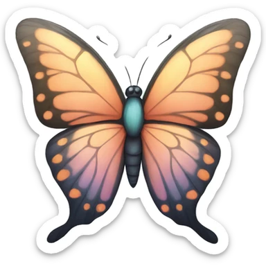 fairy butterfly sticker