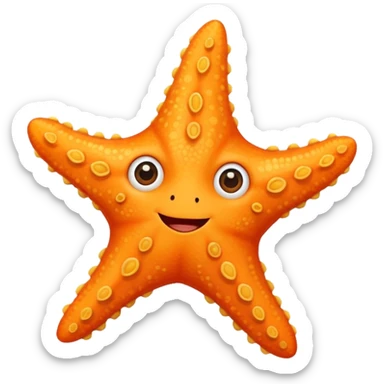 Cute starfish  sticker